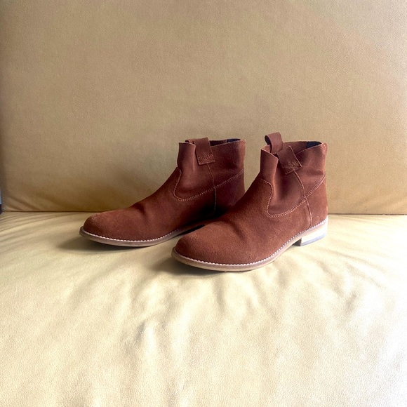 Diba True cognac leather ankle boots. - Picture 1 of 5